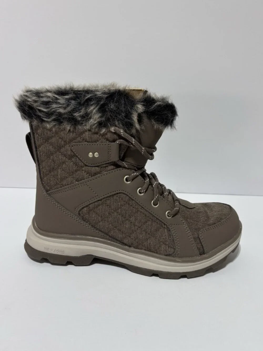 Ryka Women’s Brisk Mink Brown Winter Boots, Size 6 Wide